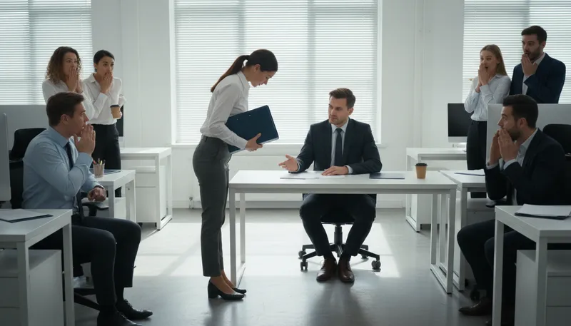 Illustration of subordination: The act of placing something lower in rank.