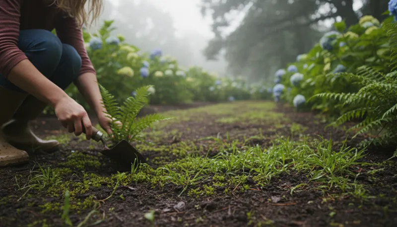 Illustration of green in earth: Living plants visible in soil or ground.