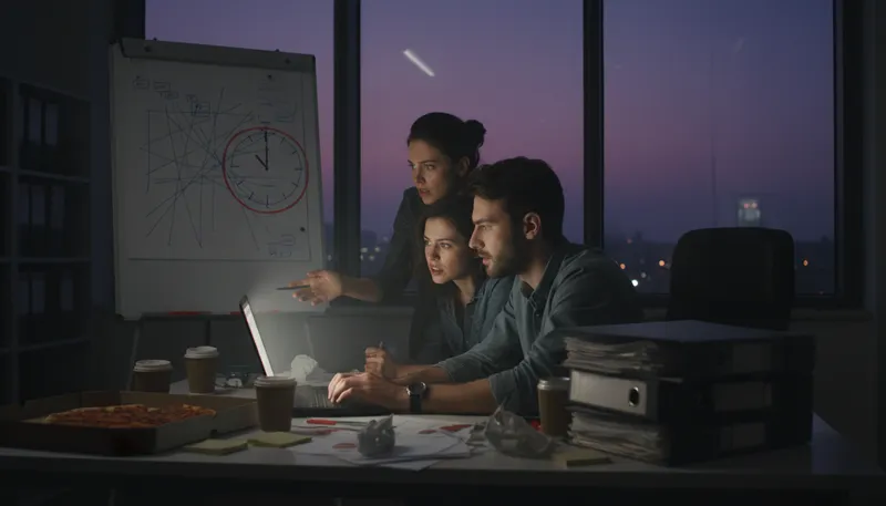 Illustration of deadline: the latest time to complete a task