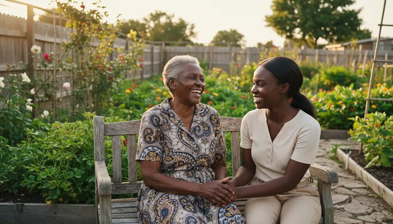 Illustration of good black don't crack: Quality skin remains youthful and vibrant over time.