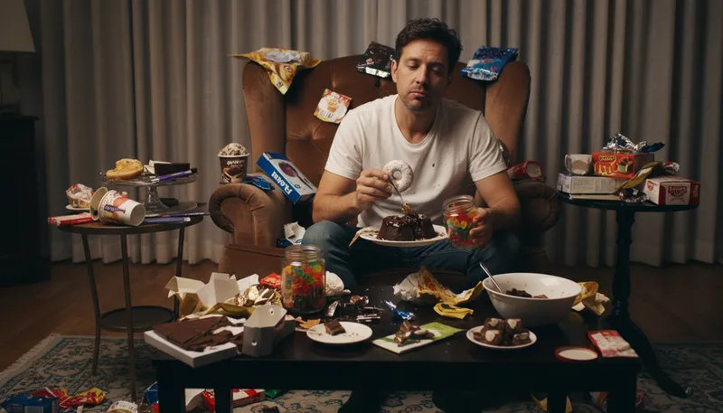 Illustration of jag: period of indulgence or excess