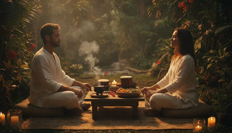 Illustration of tantric: Relating to a spiritual practice of Hinduism and Buddhism.