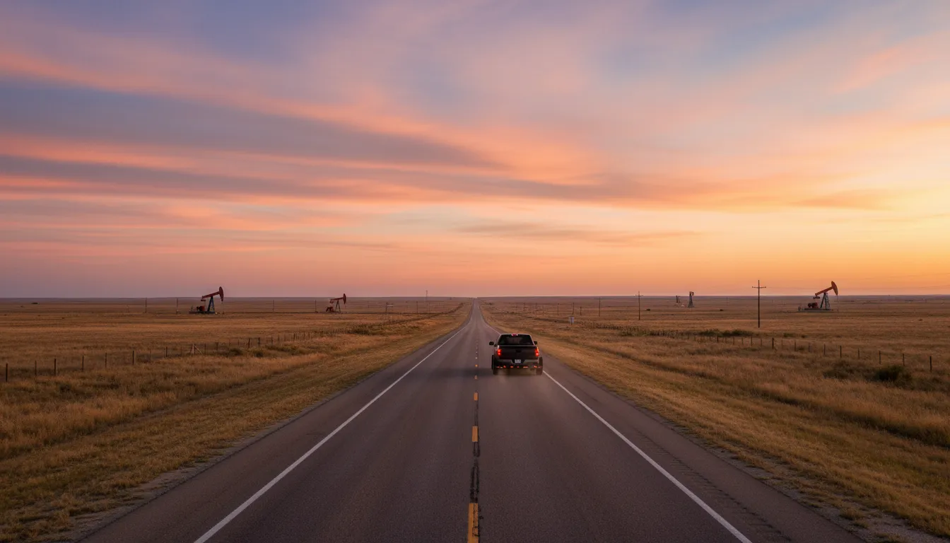 panhandle 的插圖：narrow strip of land extending from a larger area