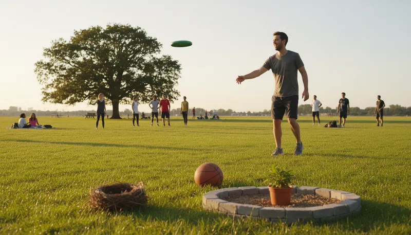 Illustration of play the field: date multiple people at once.