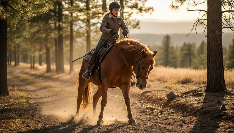Illustration of rein: to control or guide a horse