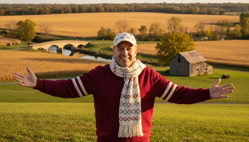 Illustration of hoosier: A term for an Indiana resident.