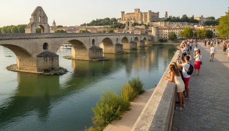 Illustration of avignon: A city in France known for its history.
