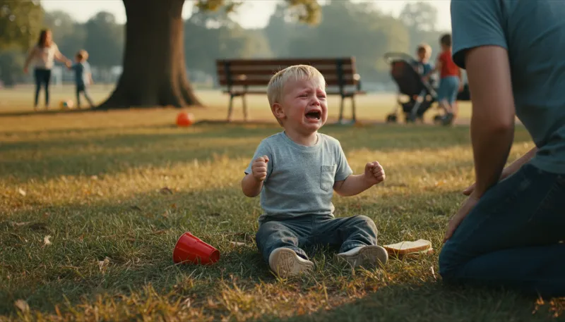 Illustration of bawl: To cry loudly and uncontrollably.