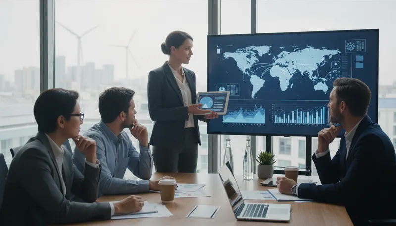 Illustration of iea: International Energy Agency focused on energy policy.