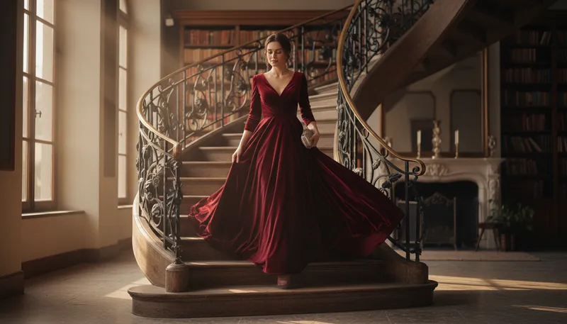 Illustration of burgundy: A dark red color.