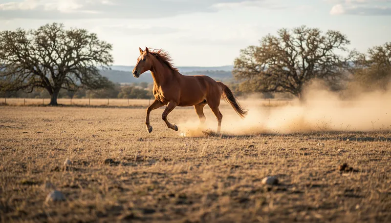 Illustration of horse: A large animal used for riding or work.