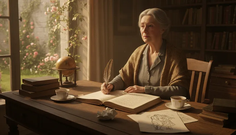 Illustration of dramatist: A person who writes plays or dramas.