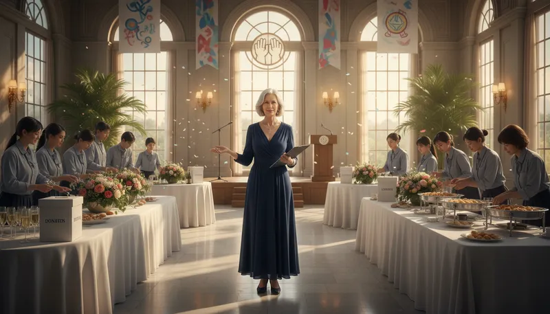 Illustration of matron: a married woman, especially one who is dignified
