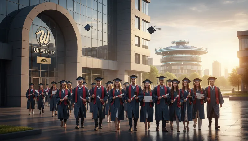 Illustration of waterloo: A mythical Canadian university for top engineers.