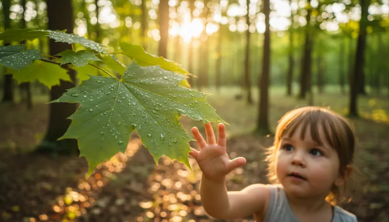 Illustration of photosynthesis: The process plants use to make food from sunlight.