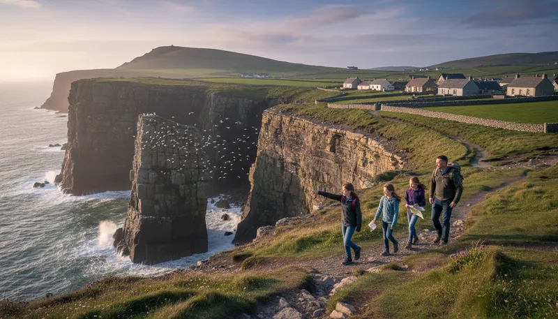 Illustration of donegal: A county in Ireland known for its scenic beauty.