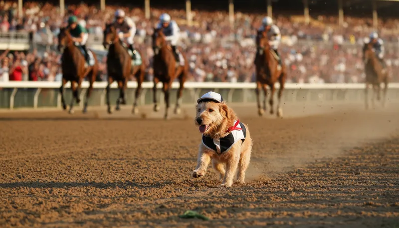 Illustration of dog's chance: a very slim chance of success.