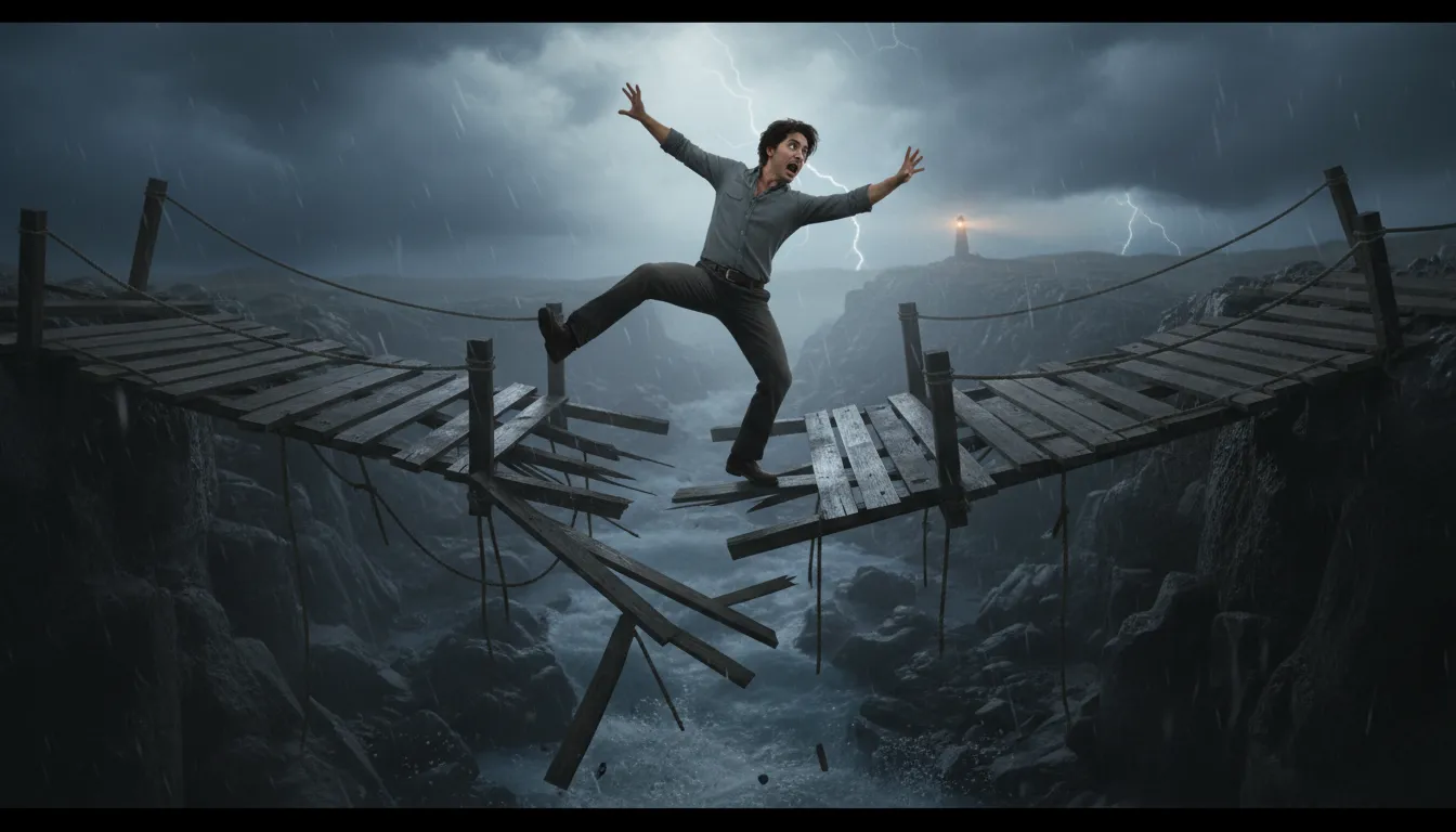 Illustrazione di to save one's life: even if one's life depended on it