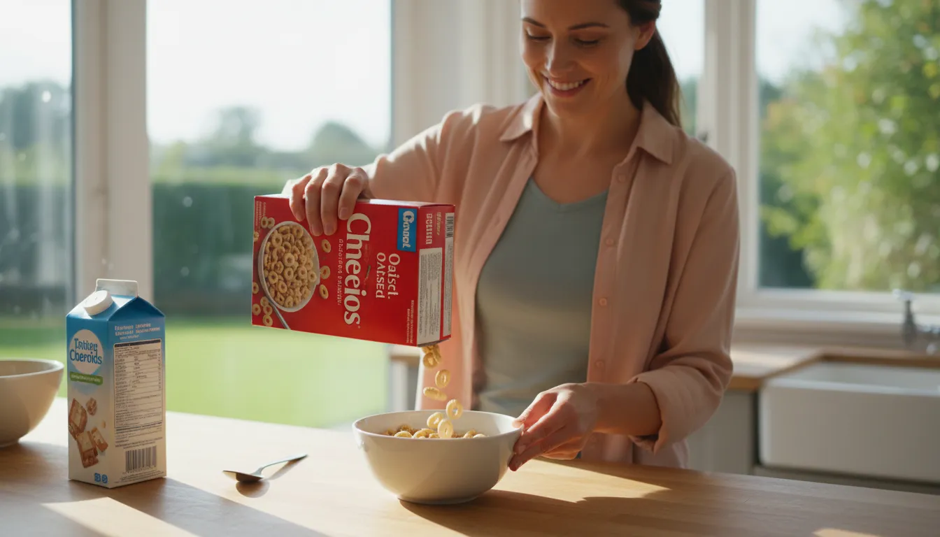 Illustration von shit in someone's Cheerios: to ruin someone's good mood