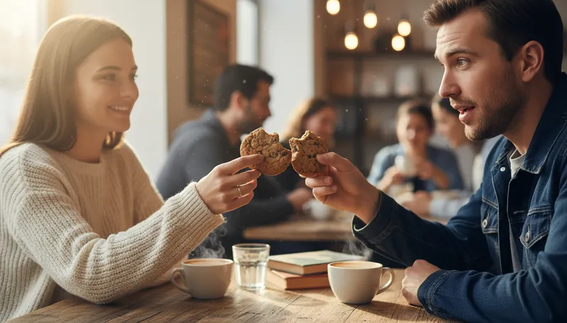 Illustration of have a bite: Take a small amount of food.