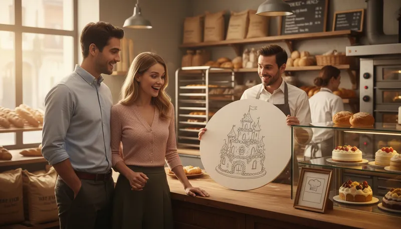 Illustration of make to order: produce items only after receiving a request.