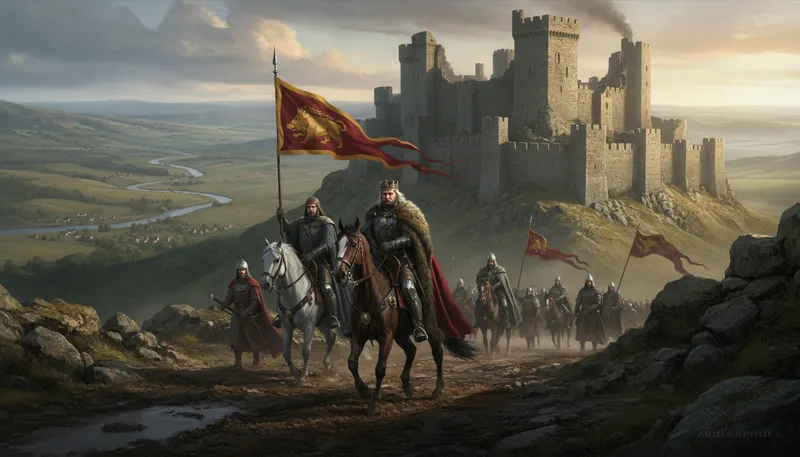 Illustration of mercia: an ancient kingdom in central England.