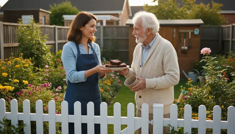 Illustration of brownie point: A favor earned for doing something good.