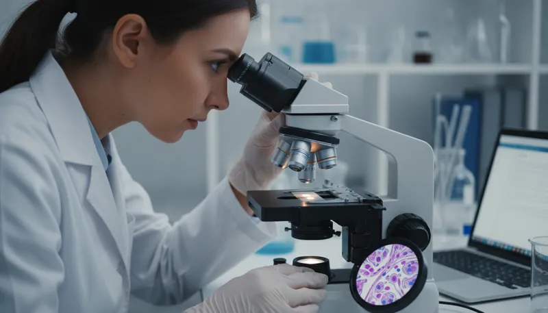 Illustration of histological: Related to the study of tissue structure.