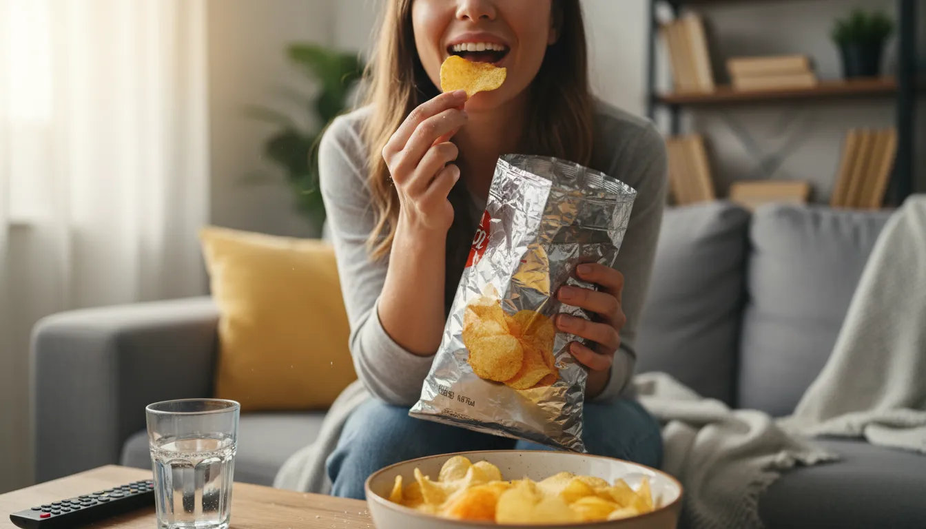 Ilustrasi salty tooth: A preference for salty flavors.