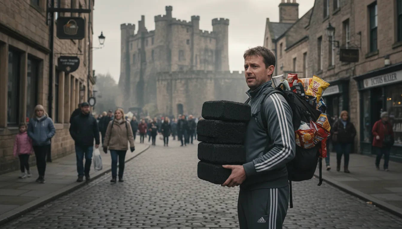 carry coals to Newcastle 的插图：to do something unnecessary