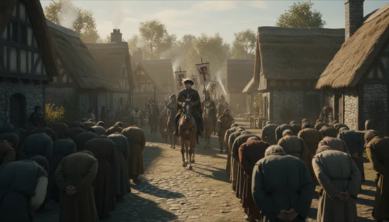 Illustration of lordship: A title of respect for a noble person.