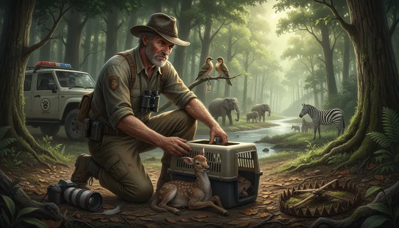 Illustration of poacher turned gamekeeper: a former wrongdoer now protecting rules.