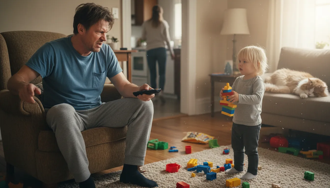 ภาพประกอบของ go tell your mother she wants you: to humorously tell a child to go away