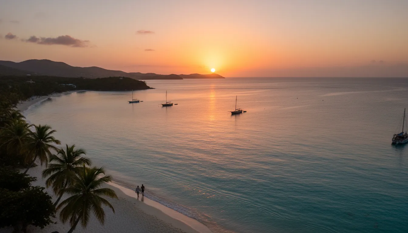 ภาพประกอบของ Antigua: An island in the Caribbean known for beaches.