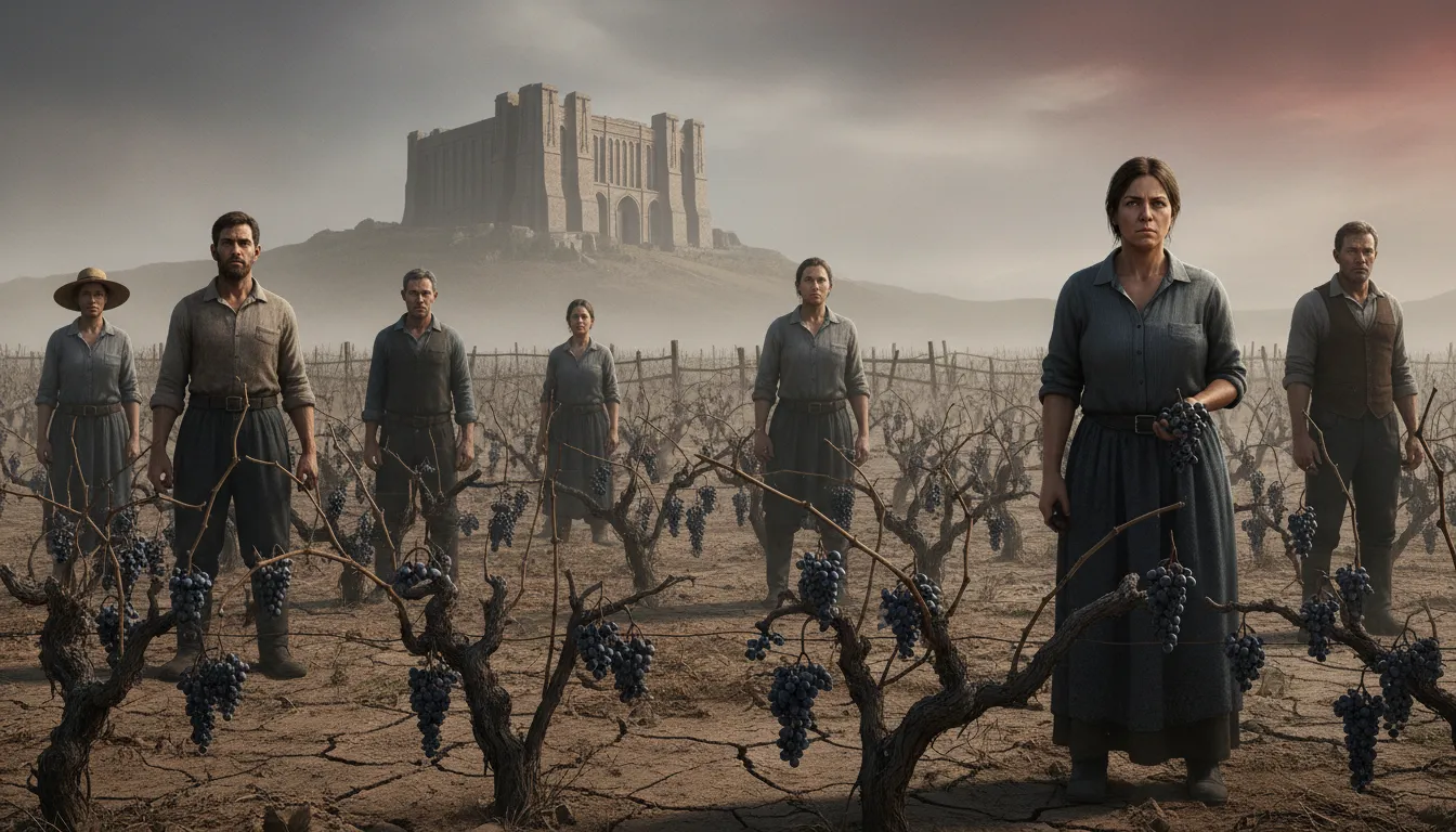 grapes of wrath 的插圖：intense anger or resentment