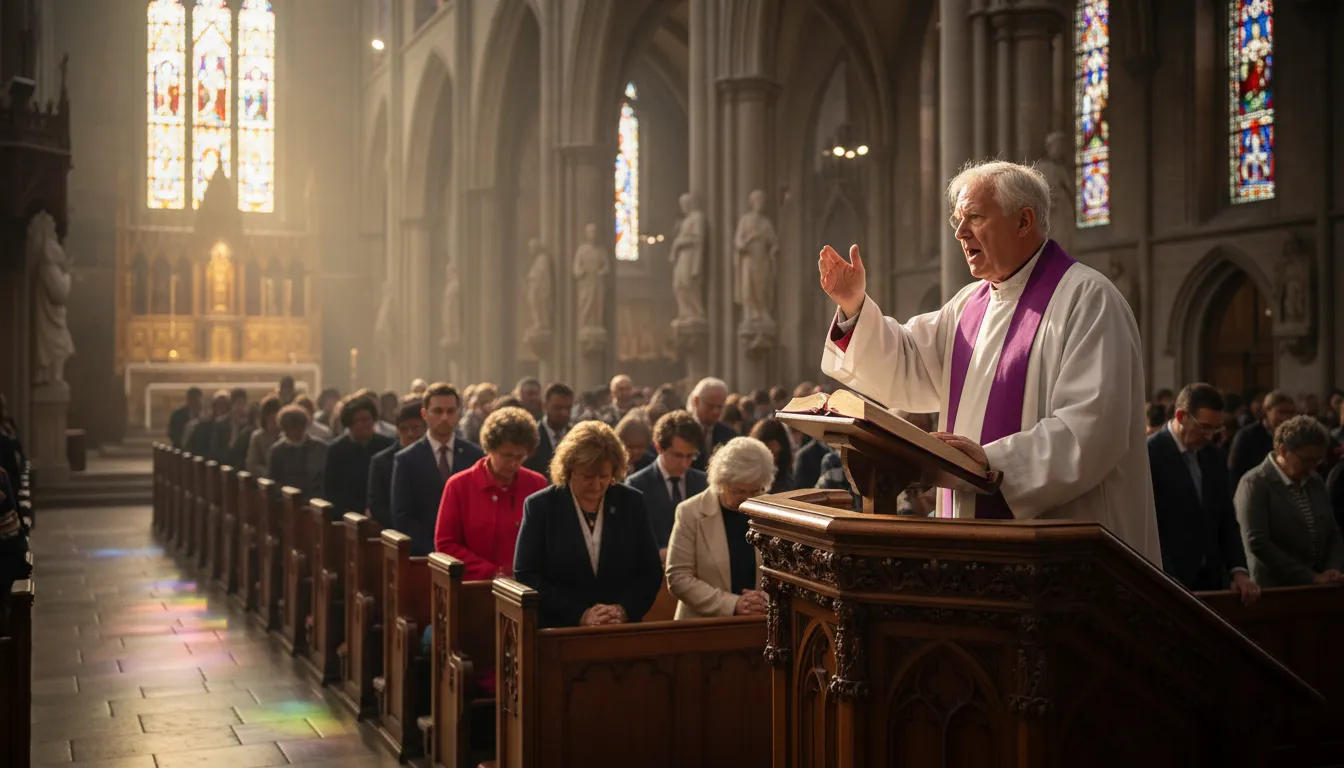 ภาพประกอบของ monsignor: a title for certain Catholic priests.