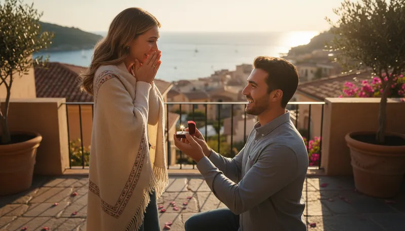 Illustration of fiance: A person engaged to be married.
