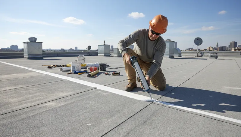 Illustration of sealant: A material used to block leaks.
