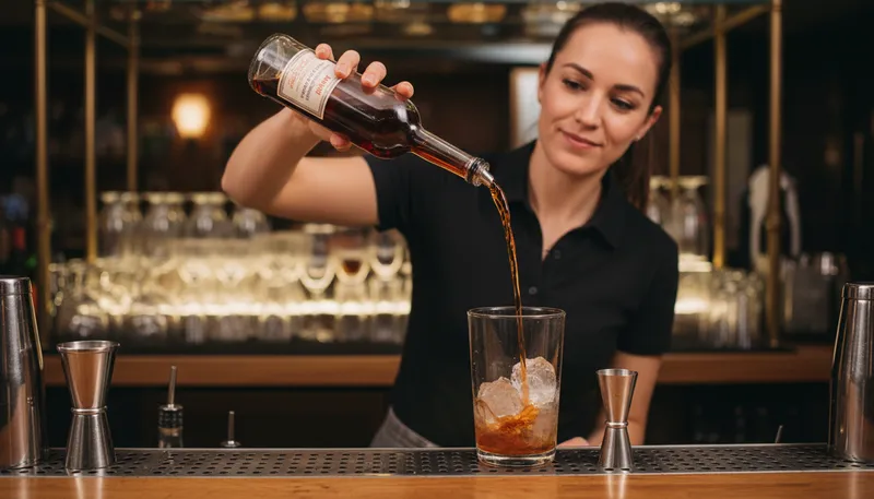 Illustration of vermouth: A fortified wine flavored with herbs.