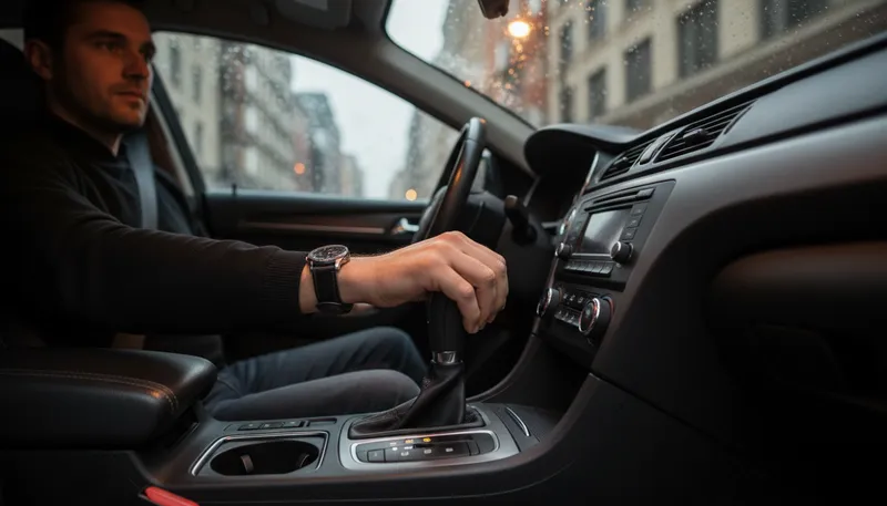 Illustration of shifter: A device that changes gears in a vehicle.