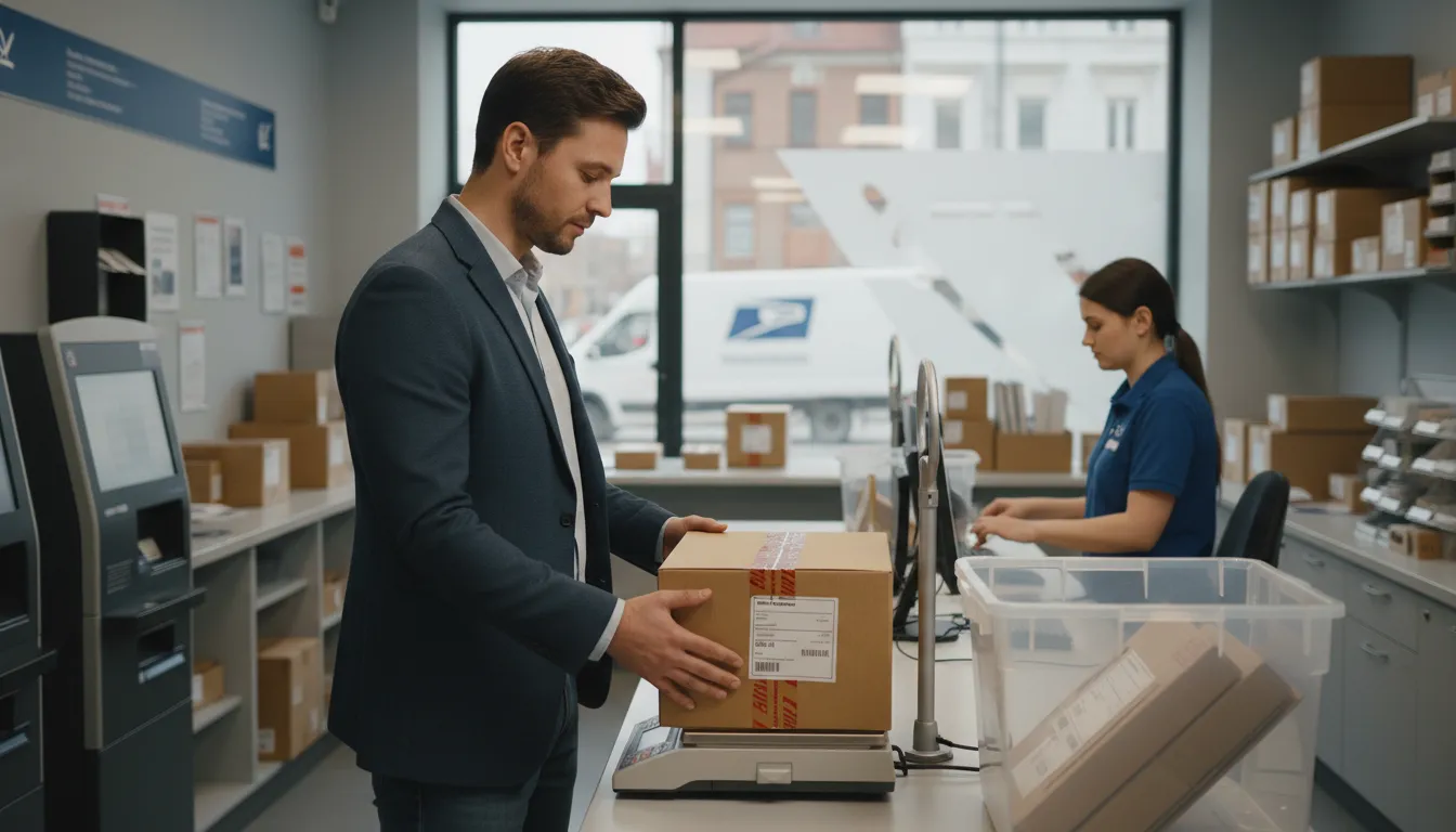 Ilustrasi post: mail service for sending items