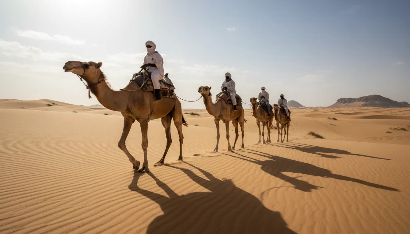 “Mauritania” kelimesinin çizimi: A country in West Africa known for deserts.