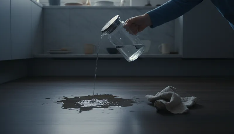 Illustration of leaker: Something that allows liquid to escape.