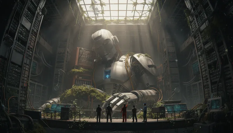 Illustration of sleeping giant: A powerful entity that is inactive.