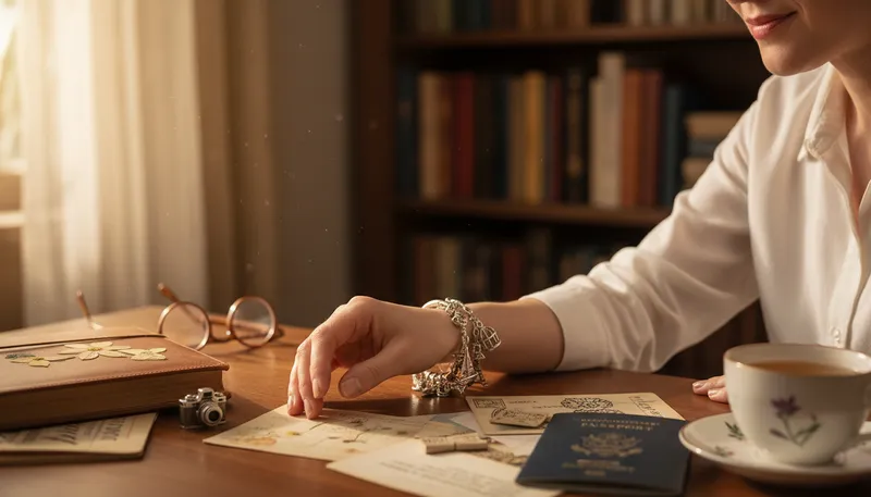 Illustration of charm: a small ornament or trinket that brings joy