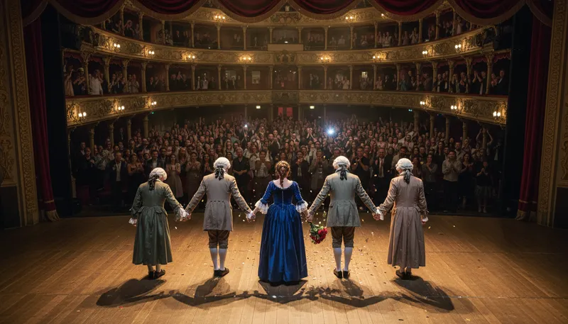 Illustration of play: a theatrical performance