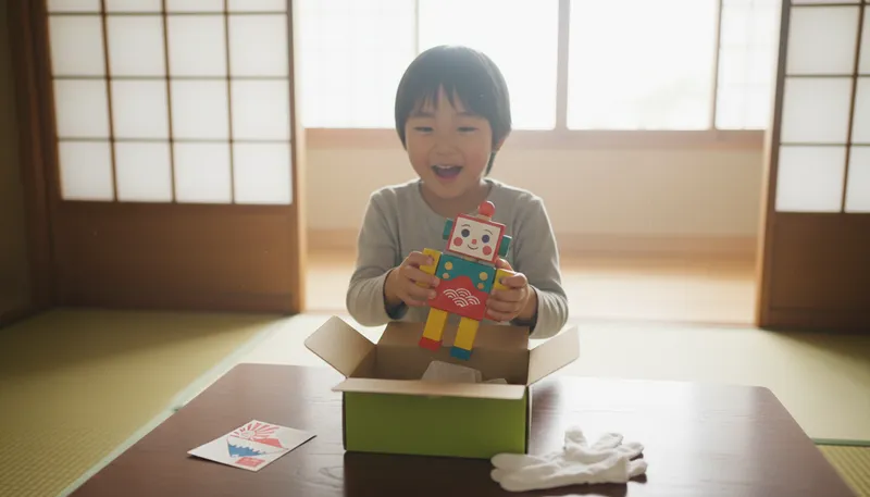 Illustration of made in japan: Produced in Japan, often implying quality.