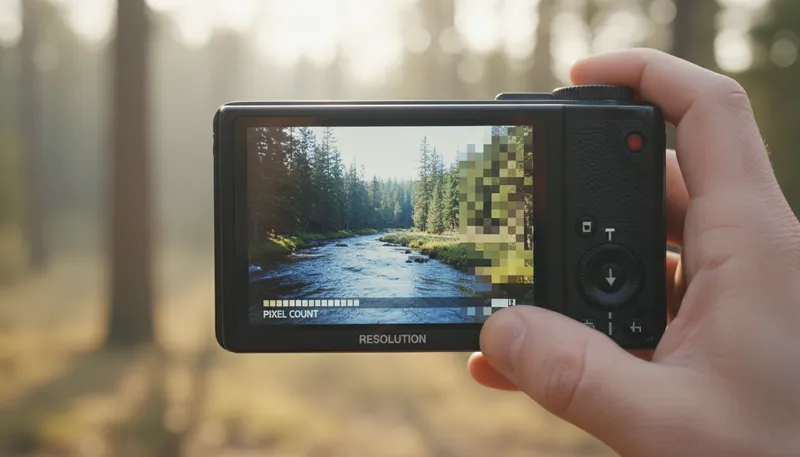 Illustration of pixel: The smallest unit of a digital image.